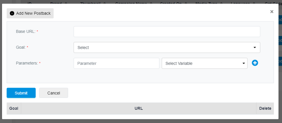 Wynta Training Guide – Postback: How to Set, Use and View data