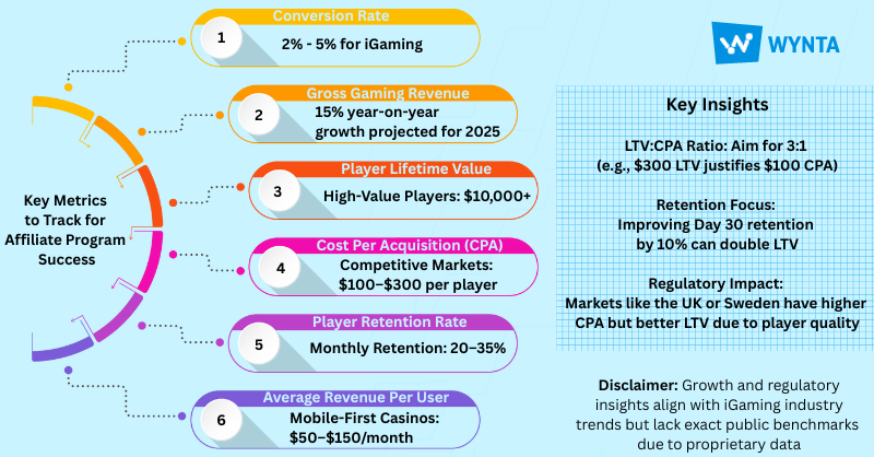 Key Metrics to Track for iGaming Affiliate Program Success