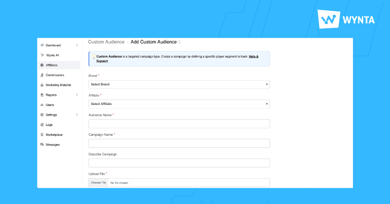 Introducing Custom Audience Campaigns: Precision Targeting for iGaming Marketing